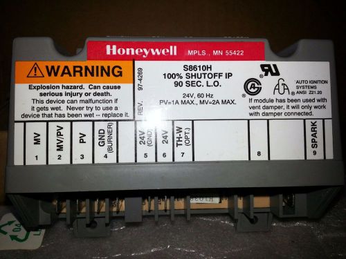 Honeywell S8610H1038 Shutoff IP.  Pilot Control Board 24V 60 HZ Used