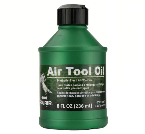 Rolair pneumatic air tool oil lube lubricant 8 oz ounces oiltool8 for sale