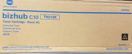 Konica Minolta Black Toner TN212K A00W462 C10/C10p