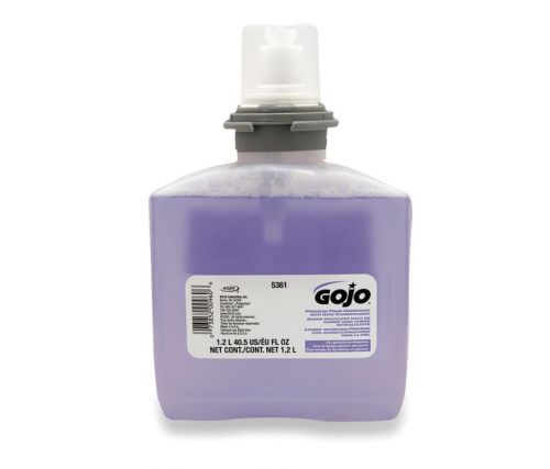 GOJO Premium Foam Handwash, Pack of 2, 1200mL, Cranberry, 5361-02 (IP3)