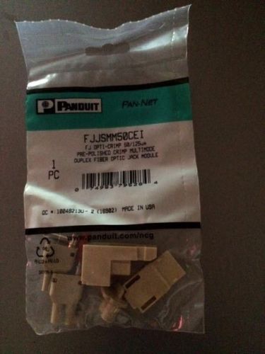 NEW Panduit Mini-Com Opti-CRIMP 50/125um FJJSMM50CEI