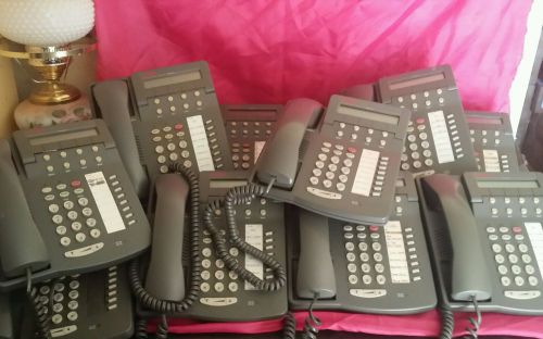 (Lot of 12) Avaya 6408D+ Digital Display Business Office Phones