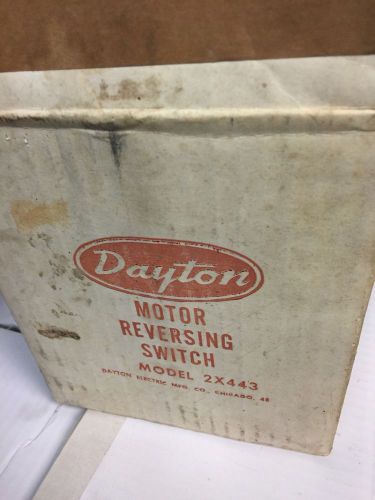DAYTON 2X443 Switch,Drum Reversing