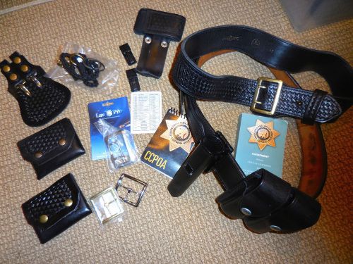 Don Hume - Law Pro Police/security officers BELTS &amp; many Accessories - size 34