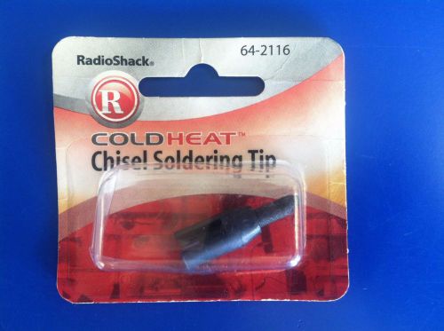 New &amp; Sealed Chisel Soldering Tip Cold-Heat RadioShack #64-2116 FREE SHIPPING