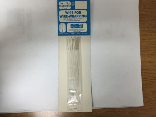 OK Machine &amp; Tool Corp. 30-W-50-030 Wire Wrapping Wire (White)