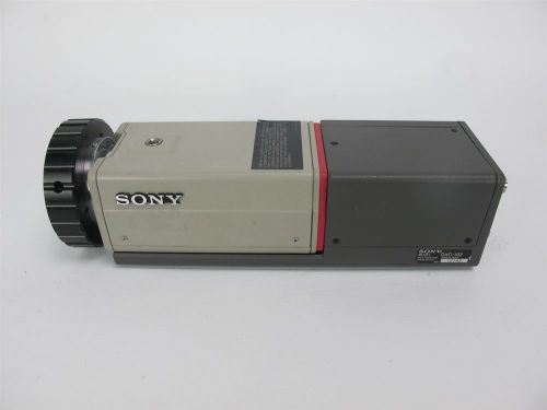 Sony DXC-102 Color CCD Camera CCTV w/Lens Adapter