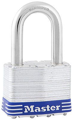 Master lock co 2-inch laminated steel 4-pin padlock for sale