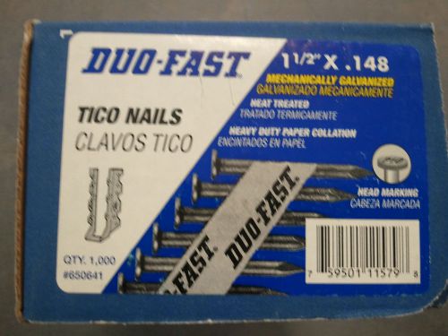 DUO Fast 1-1/2&#034; x .148 TICO 650641 Metal Connector Round Head Strip Nails