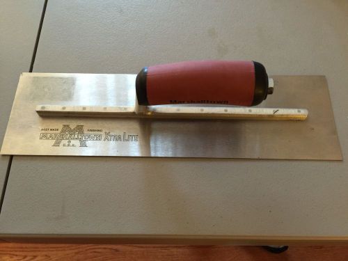 MARSHALLTOWN 14 X 4&#034; Finishing Trowel w/ Curved DuraSof