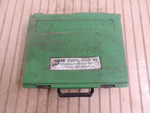 Greenlee 7906SB Quick Draw 90 Hydraulic Punch Driver Kit