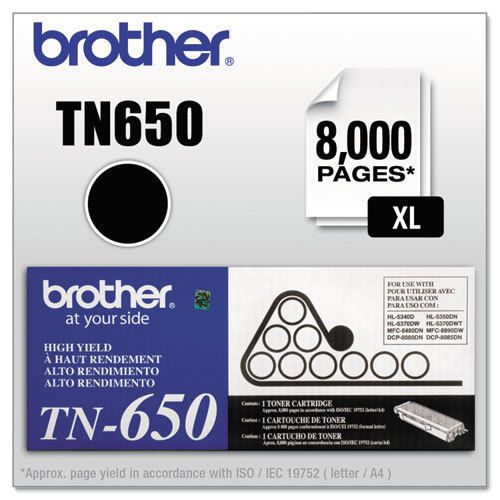 Tn650 high-yield toner, black for sale