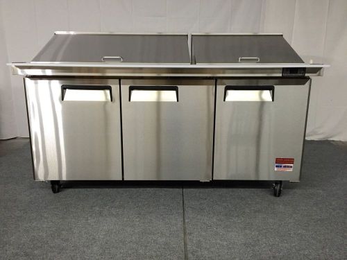 NEW MEGA TOP 72&#034; 3 DOOR SANDWICH PREP UNIT SALAD PREP TABLE SUB PIZZA 72 MEGATOP