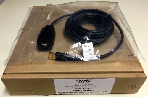 NEW 16&#039; Smart Technologies SMART Board USB 2.0 Active Extension Cable USB-XT-R1