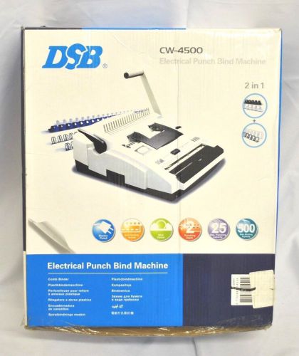DSB Electrical Punch Bind Machine CW-4500