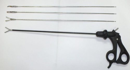 New Laparoscopy 5mm Maxi Grasper and Insert Maryland, bowl and Endoclinch