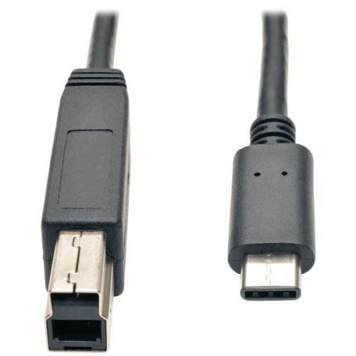 Tripp Lite U422-003 USB Type-C Male to USB Type-B Male USB 3.1 Cable - 3ft