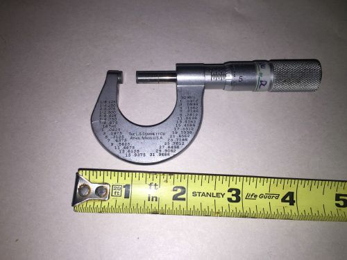 Starrett  micrometer 0-1&#034; for sale