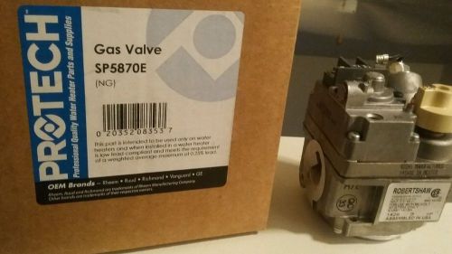 New Robertshaw gas valve SP 5870E