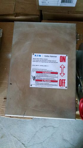 Cutler hammer eaton dh361uwk 30amp 600v  disconnect safety switch nema 4 4x for sale