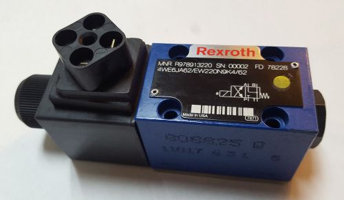 NEW! Rexroth Directional Solenoid  4WE6JA62/EW220N9K4/62  4WE6JA62   R978912330