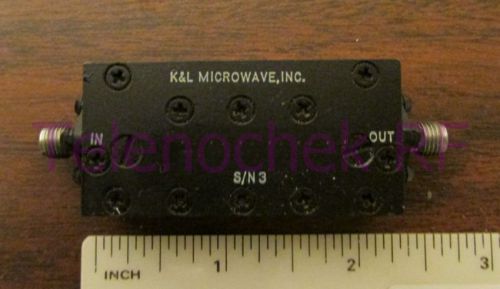RF microwave band pass filter 3350 MHz - 4230 MHz / power 5 Watt / data