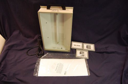 GOOD-LITE CO. Visual Acuity Lighted E Chart Cabinet Model A+ 600600
