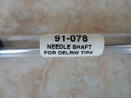 New in tube accuspray no. 91-078 stainless needle shaft for delrin tips for sale