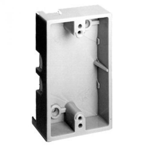 Bx util 1gng 9.8cu-in 4-1/2in 00 pvc switch boxes 5060-ivory ivory pvc for sale