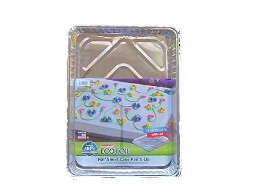 Eco-Foil Half Sheet Cake Pan &amp; Lid ()