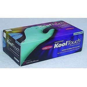 Uniglove kooltouch nitrile blue powder free gloves - extra large - pack of 100 for sale