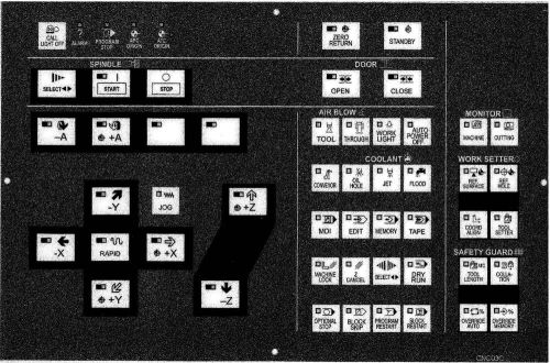 CNC03C (9100-92-130-10) OPERATOR MEMBRANE HITACHI SEIKI