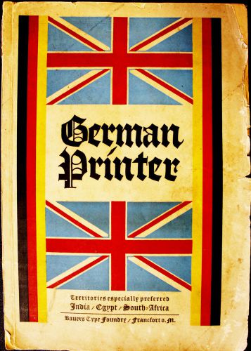 German Printer | Graphic Monthly Journal - Orig. 1924 Printing Guide &amp; Magazine