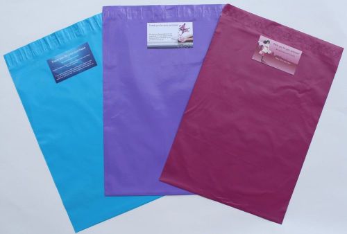 Poly Mailers - Shipping Kit - 30 Mailers 30 Clear Poly Bags 30 Tissue 30 Cards