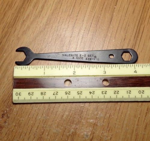 Vintage Valenite E-Z Set A Size Ezw-1-C Wrench Mechanic/Airplane/Michanist