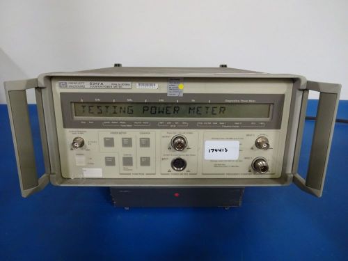 Hewlet packard 5347a 20 ghz microwave counter/power meter for sale