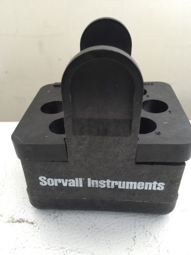 SORVALL INSTRUMENTS FIXED ANGLE ROTOR BUCKETS IN BLACK