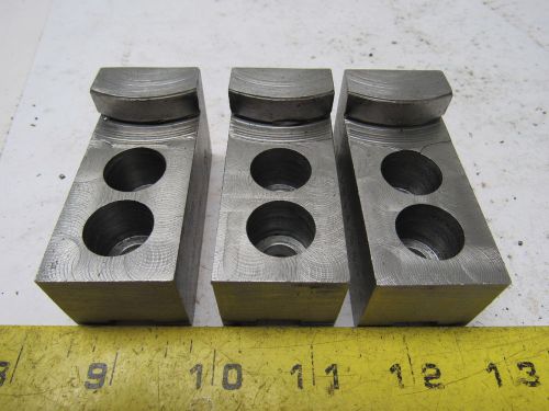 Dillion KW6 Custom Serrated Lathe Chuck Soft Jaws 2.125&#034; ID Radius Set of 3