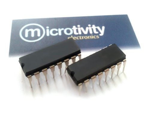 microtivity Pack of 2 MAX232 Dual RS-232 Driver/Receiver ICs