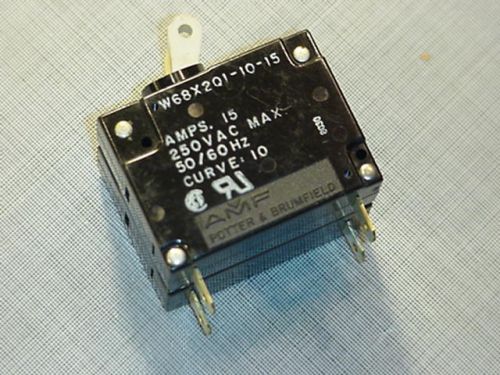 W68X2Q1-10-15 Circuit Breaker 15 Amp 250VAC 50/60 Hz