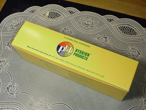 Box TEN Micro Essential Lab pH Hydrion Papers 150 AB Range pH 1-11 Double Roll