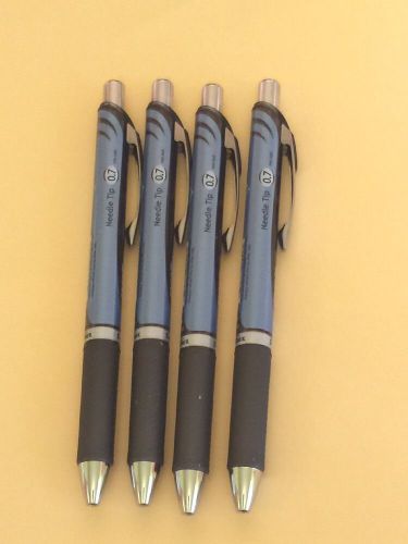 Pentel EnerGel RTX Retractable Gel Roller Ball Pen 0.7mm Needle Tip Black Ink