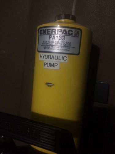 Enerpac PA133 Air / Hydraulic Foot Pump Pneumatic