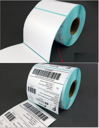 10x10cm 500 sheet self-adhesive sticker shipping address label printer paper for sale