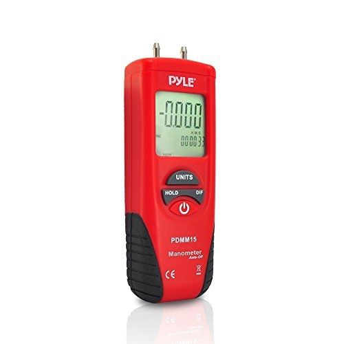 Pyle  pdmm15 digital manometer for measuring pressure for sale