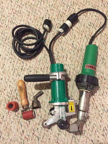 Leister triac s w/drive unit semi-automatic seam roller extra 20mm nozzle for sale