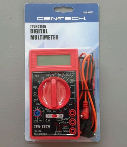 Cen Tech 7 Function Multi-Tester Digital Multimeter
