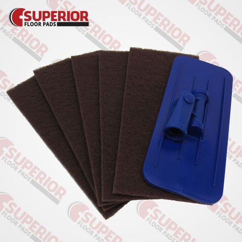 Utility Pad Stripping Kit- Utility Pad Holder &amp; 5 Stripping Pads