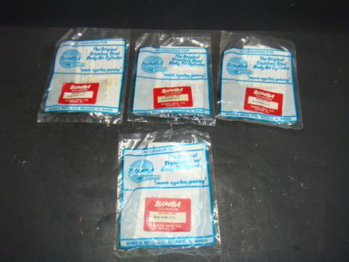 NEW, LOT OF 4, BIMBA CYLINDERS, PF-8-FOD-17-1, NEW IN FACTORY PACKAGING