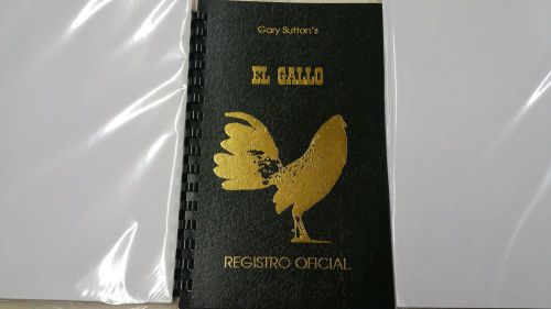 Gray Sutton, El Gallo, registration, Registro